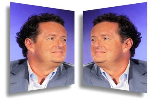 TWO FACED? PIERS MORGAN says Nick Hewer — now the presenter of Channel 4’s Countdown programme — is lying when he claims the former Mirror editor asked him to lie on his behalf ... Photo: PA