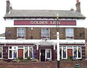 GOLDEN LION THE PUB in Sydenham where the murder took place. The night before the murder, Daniel Morgan had met with Rees and Fillery.  Photo: PA 