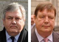 THE STORY SO FAR ... JONATHAN REES (left) the partner of the murdered Daniel Morgan — found with an axe buried in his face in a pub car park in 1987 —has long been a suspect in the case. The previous article, An Axe To Grind, told of the dispute between the two men over Rees' claim that he had been mugged of £18,000. One of the first police officers on the murder investigation was detective sergeant Sid Fillery (right) who did not tell his superiors he was a personal friend of Rees. At the inquest, a witness sensationally claimed Rees told him he was looking for someone to murder his partner. It was also revealed that Sid Fillery had retired from Scotland Yard — and stepped into the dead Daniel Morgan's shoes as Rees' new partner. In 2008 Rees and three other men were charged with the murder and Fillery with perverting the course of justice but the case never reached a jury, finally collapsing in March 2011. Although the judge, Mr Justice Maddison, noted that police had "ample grounds to justify the arrest and prosecution of the accused", all five defendants have launched a £4 million compensation case against the Metropolitan Police Service. Photos: PA