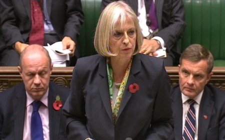 THERESA MAY THE HOME SECRETARY has ordered an independent panel to investigate allegations police corruption may have played a part in the failure to bring Daniel Morgan's killer to book. Photo: PA